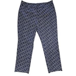 Island Republic Navy & White Wide Leg Pants